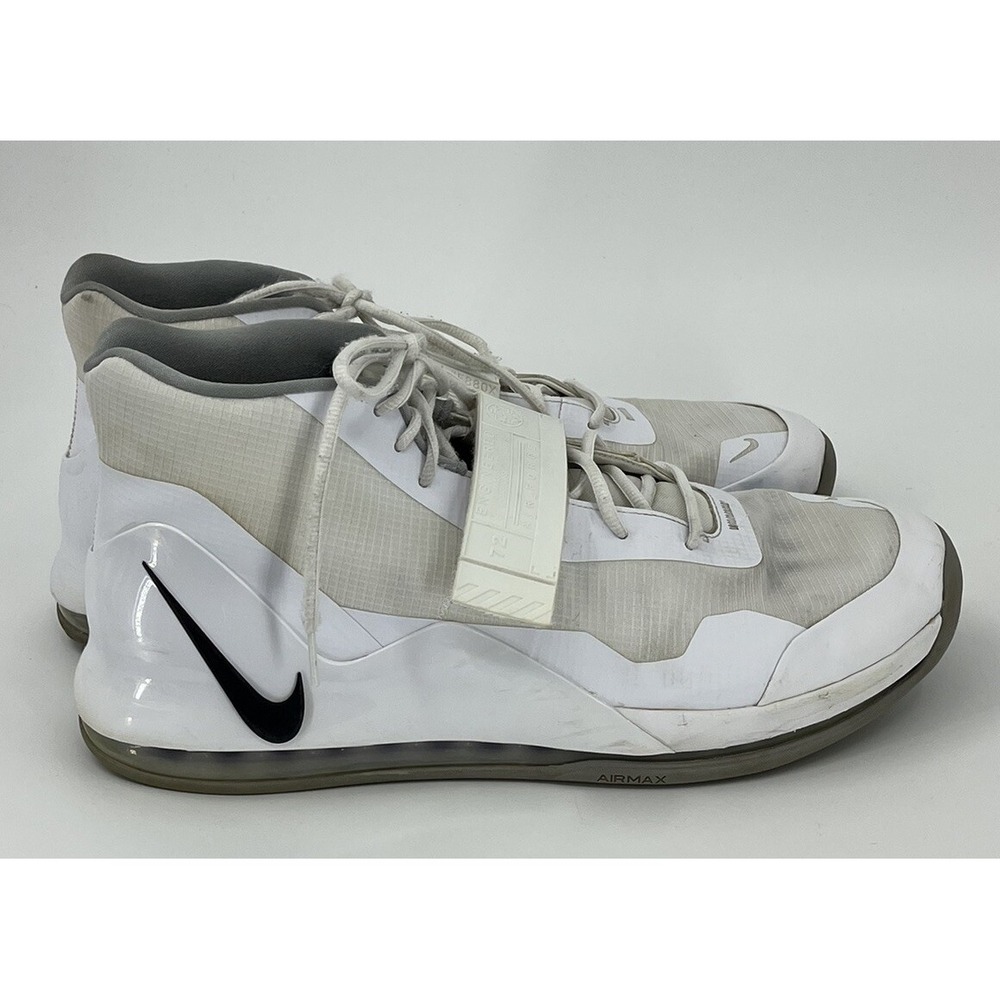 Nike Air Force Max '19 TB Shoes Size 16.5 White Basketball Sneakers AR4095-100